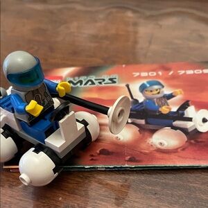 Lego Space Rover Set - Blue, White, Black